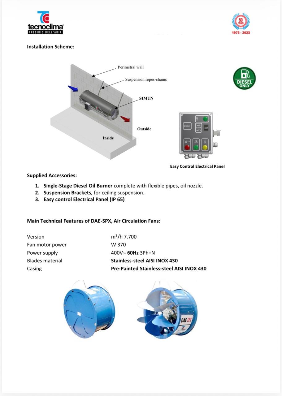 Tecnoclima equipment media